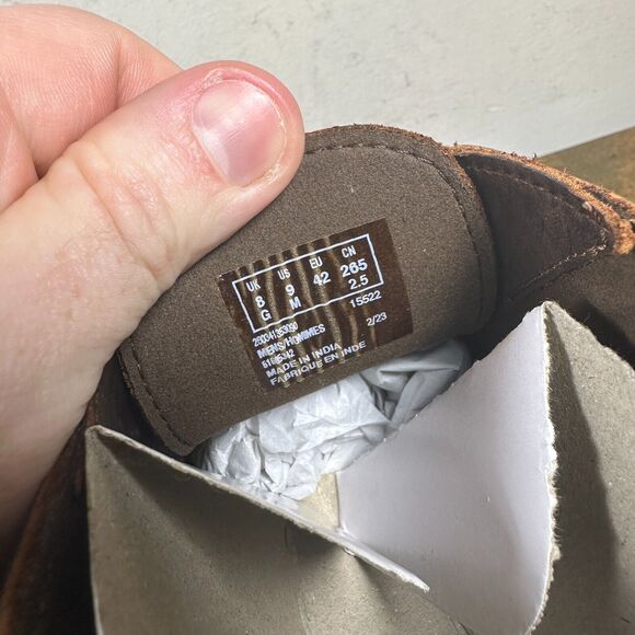 Clarks Bushacre 2 Desert Chukka Leather Brown 15522‎ Boots Shoe Men's Size 9 M - Picture 8 of 8